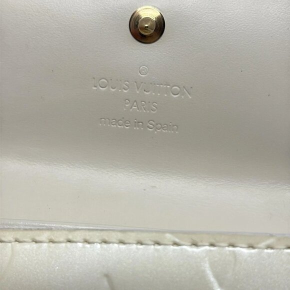 Authentic LOUIS VUITTON Multicles 4 Soft Beige Leather Vernis Keycase br99-11262 - Picture 5 of 5